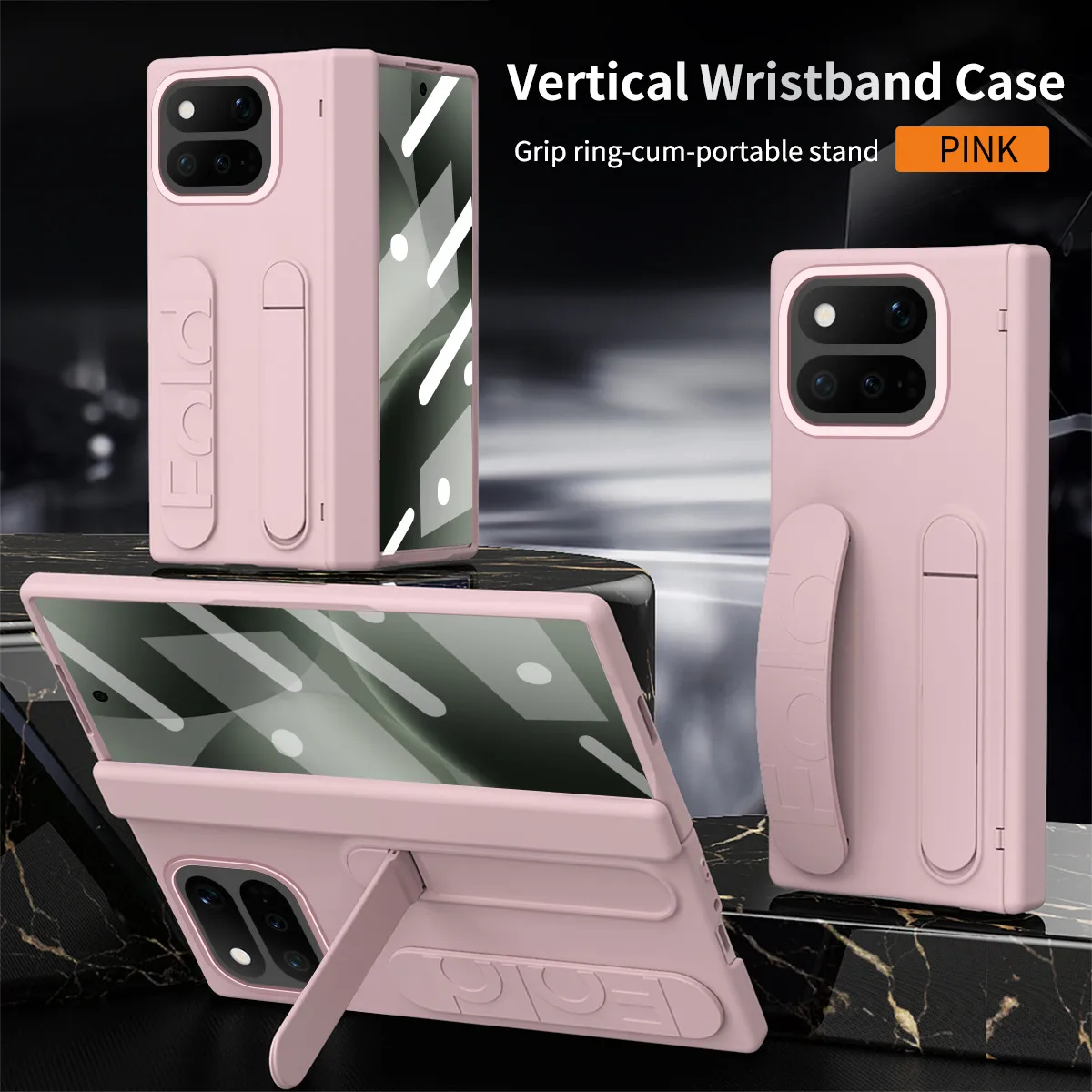 Compatible with Google Pixel 11 Pro phone case, Google Pixel 9 wrist strap, stand, hinge, full-coverage drop protection