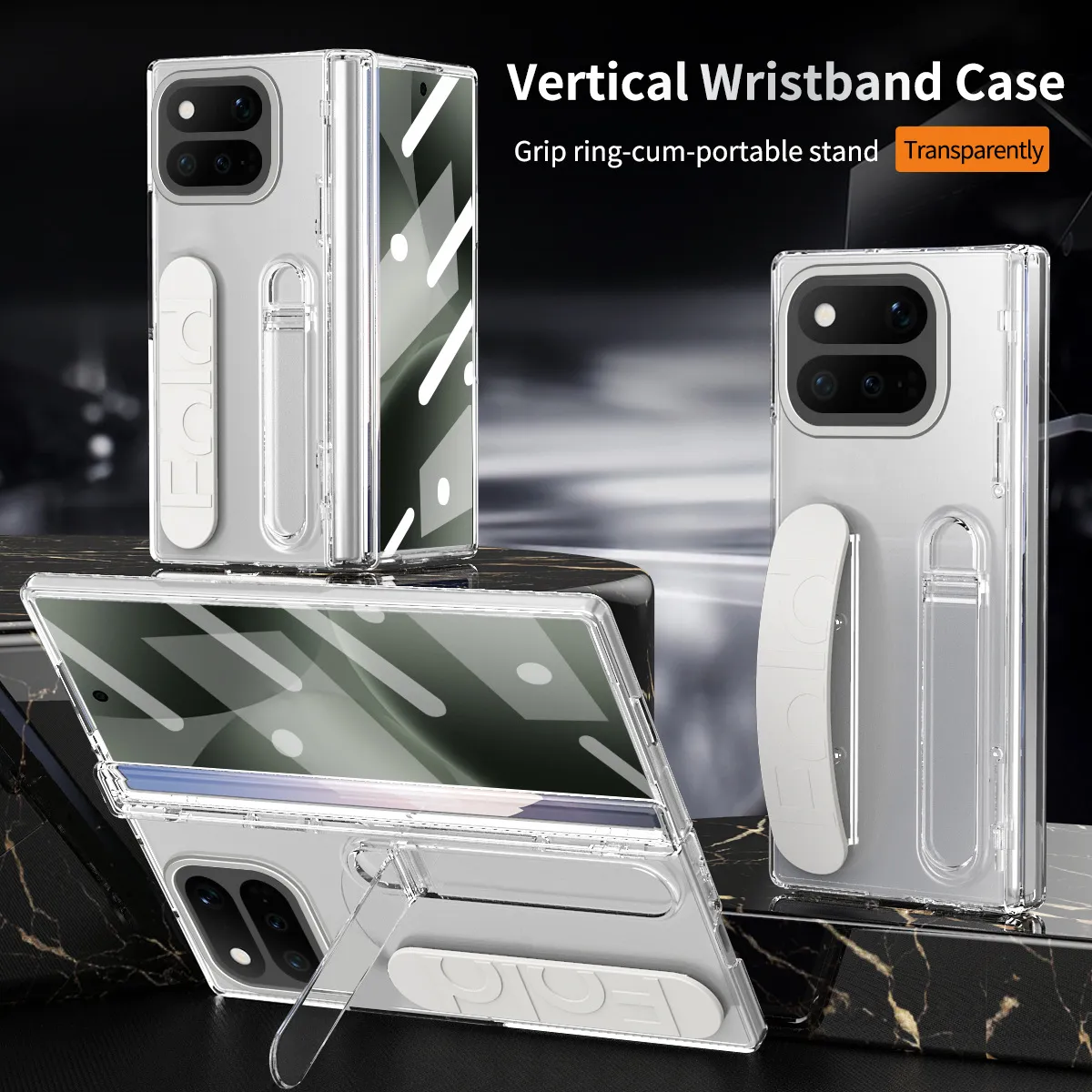 Compatible with Google Pixel 11 Pro phone case, Google Pixel 9 wrist strap, stand, hinge, full-coverage drop protection