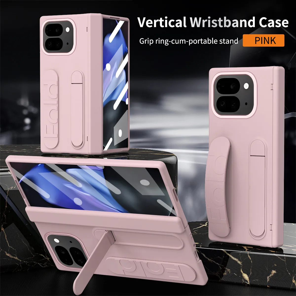 Compatible with Google Pixel 11 Pro phone case, Google Pixel 9 wrist strap, stand, hinge, full-coverage drop protection