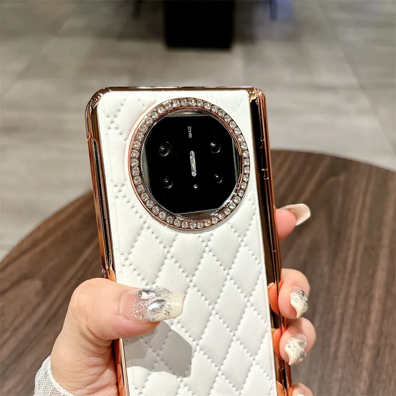Compatible with Huawei Mate X5 phone case, MATE X3 foldable screen stand, electroplated leather hinge, and drop-proof protective case.
