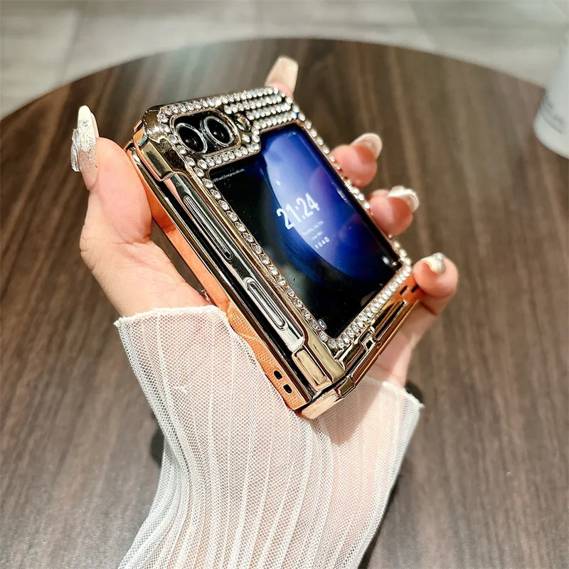 Compatible with Samsung ZFlip 7FE phone case, ZFLIP 6 foldable screen, minimalist fabric hinge, full-coverage drop protection leather.