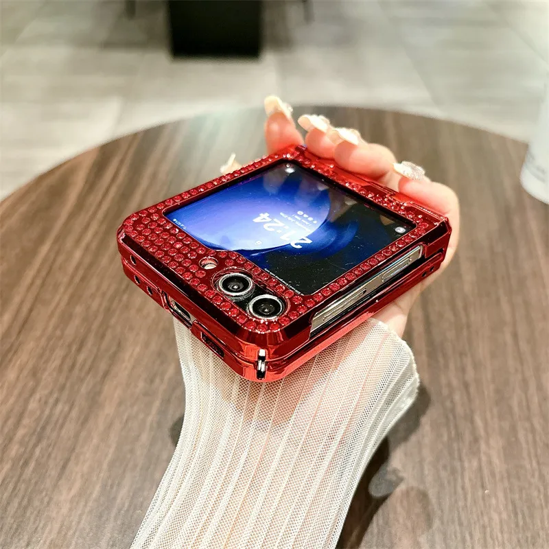 Compatible with Samsung ZFlip 7FE phone case, ZFLIP 6 foldable screen, minimalist fabric hinge, full-coverage drop protection leather.