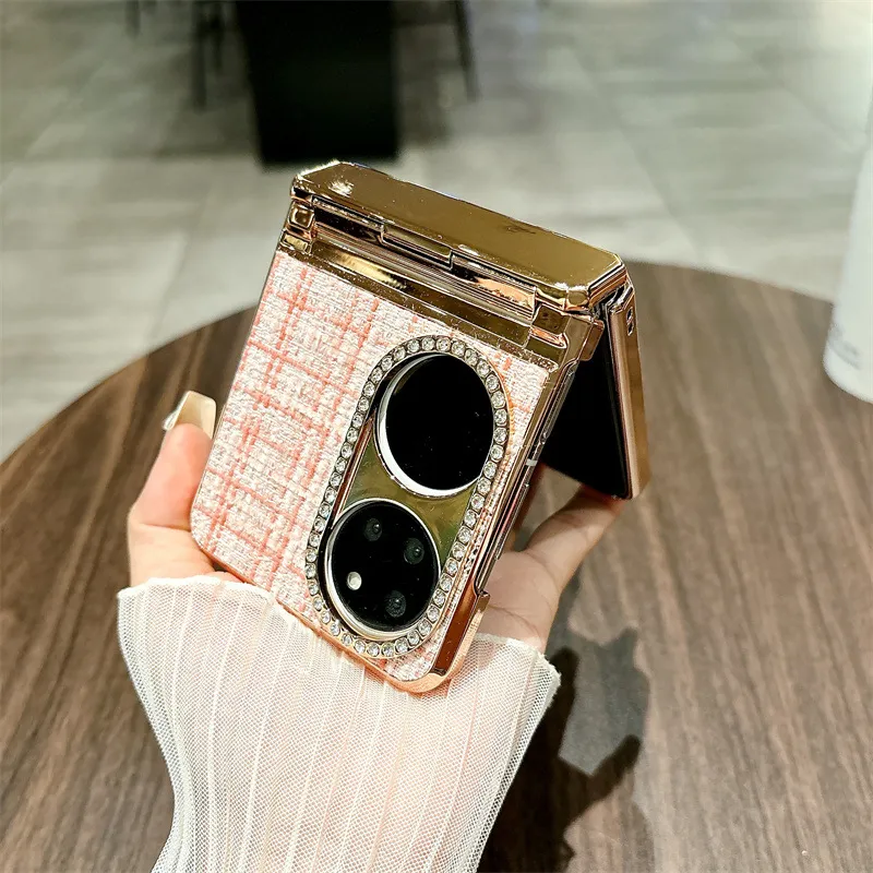 Huawei Pocket 2 phone case, foldable screen, simple fabric protective case, hinge fully covered, drop-proof and suitable.