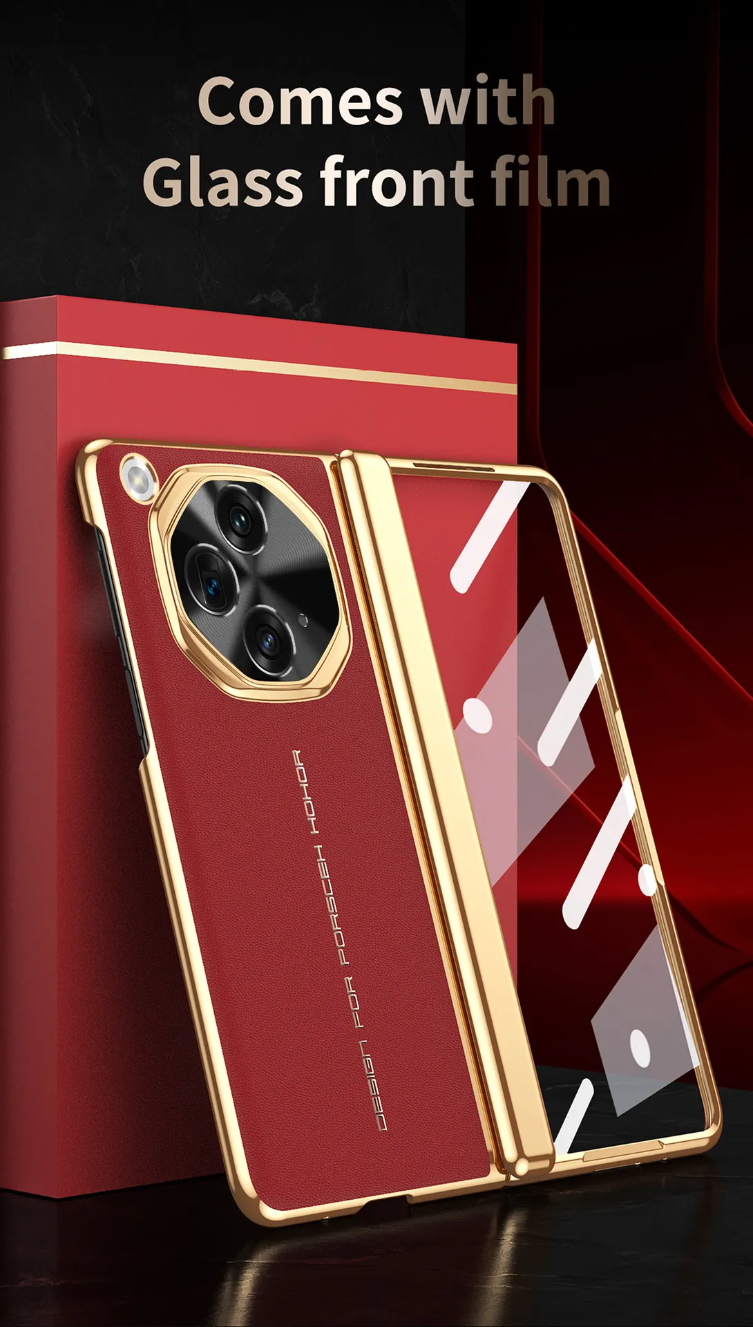 Compatible with OnePlus Open foldable phone case, instantly transforms into MasterXT hinge full-coverage drop-proof protective case