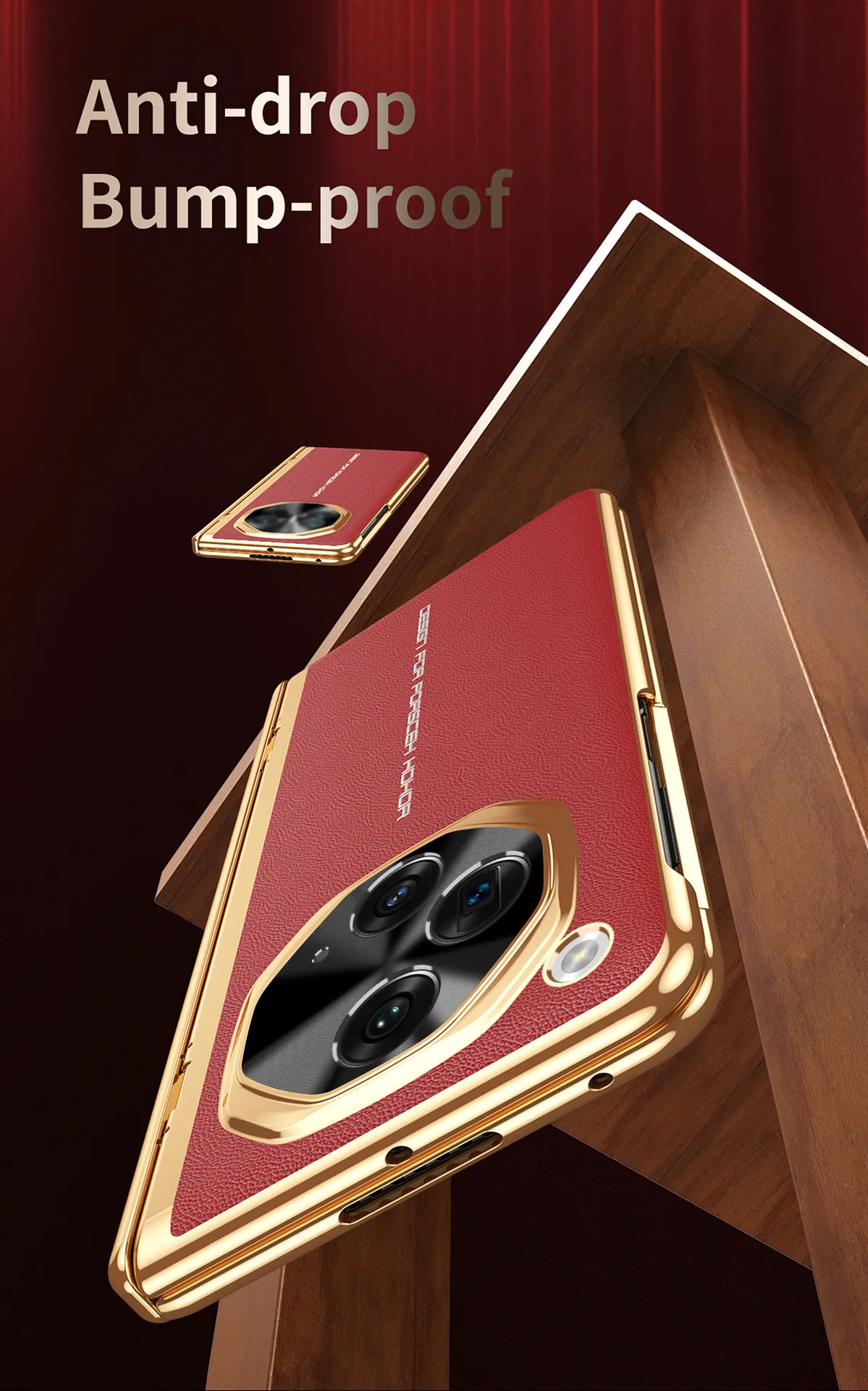 Compatible with OnePlus Open foldable phone case, instantly transforms into MasterXT hinge full-coverage drop-proof protective case