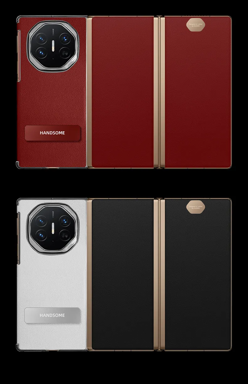 Compatible with Huawei MATEXT phone case, official MATEXT hinge, single bottom case, stand, three-fold drop-proof protective case.