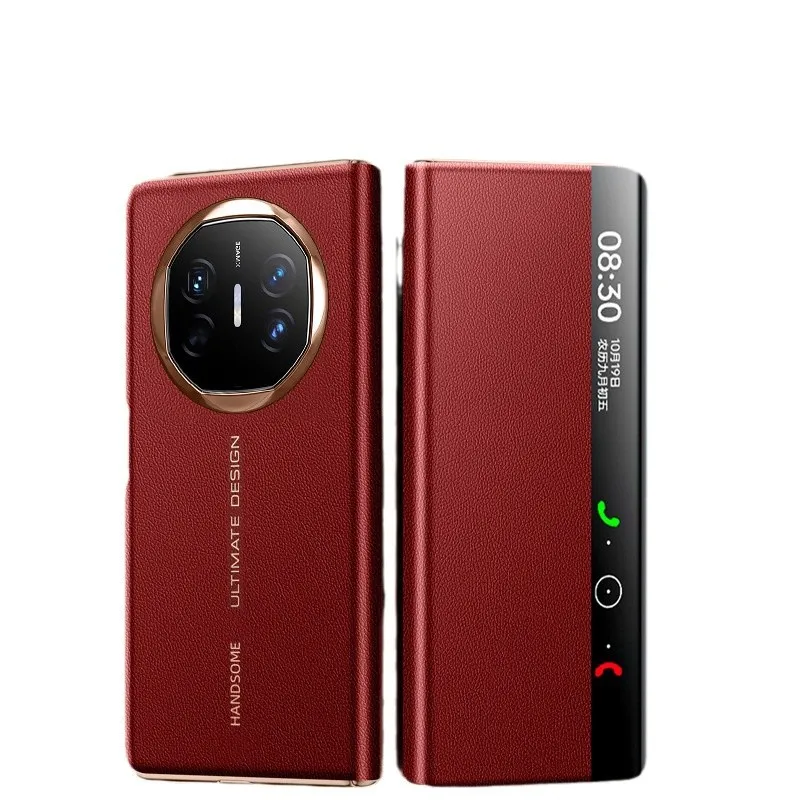 Compatible with Huawei MATE X6 phone case, foldable screen smart leather case, full-coverage drop-proof protective case.
