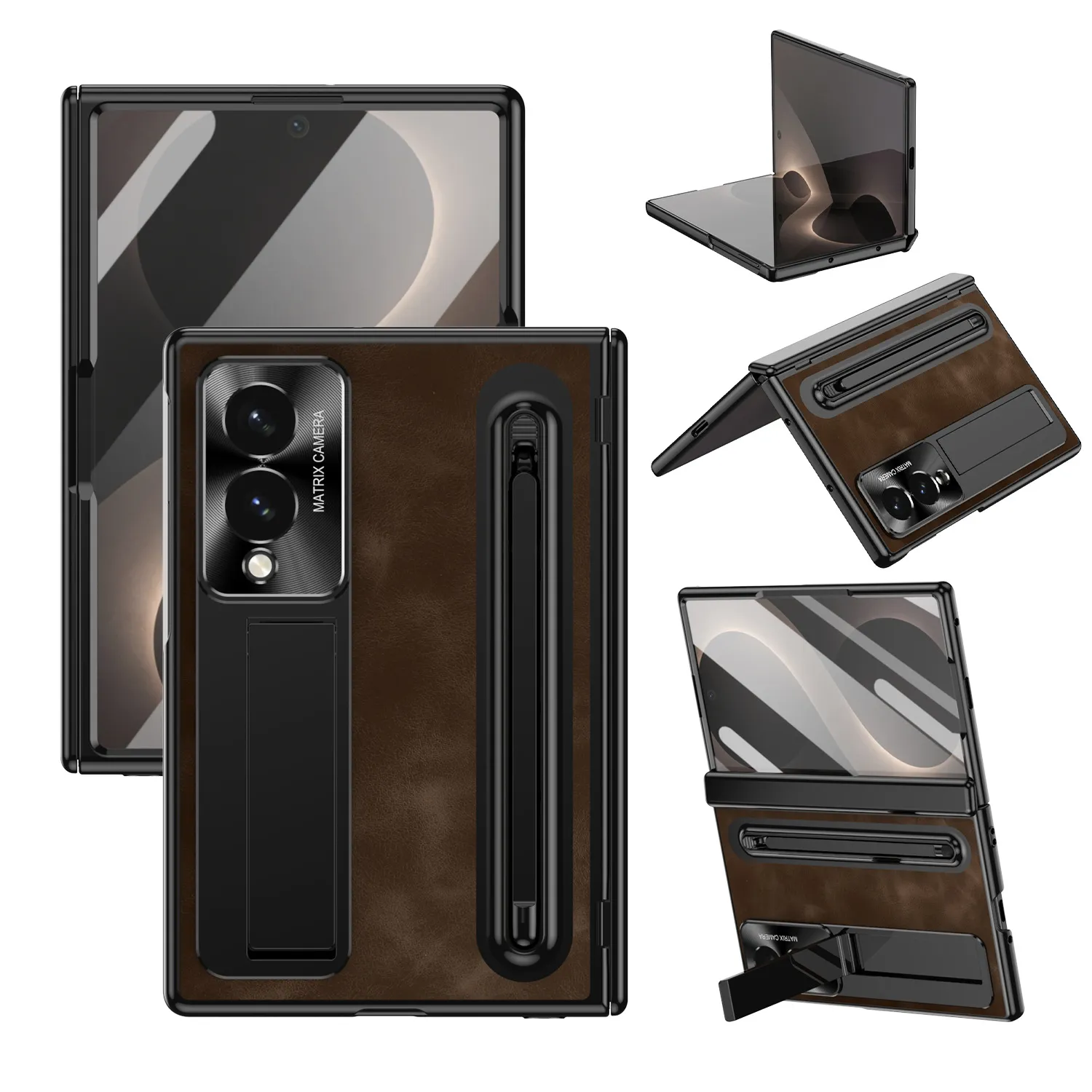 Compatible with Samsung Zfold8 Wide phone case, Zfold8 official folding pen slot case, integrated anti-drop case