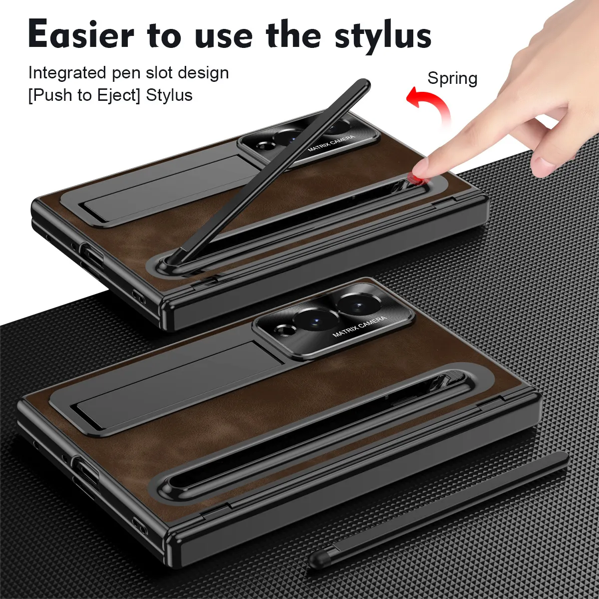 Compatible with Samsung Zfold8 Wide phone case, Zfold8 official folding pen slot case, integrated anti-drop case