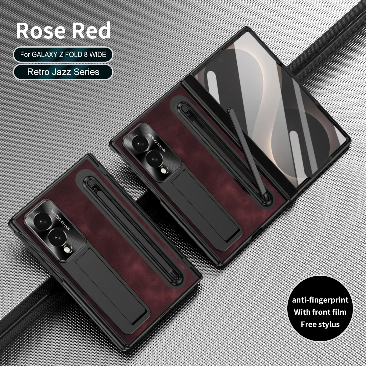 Compatible with Samsung Zfold8 Wide phone case, Zfold8 official folding pen slot case, integrated anti-drop case