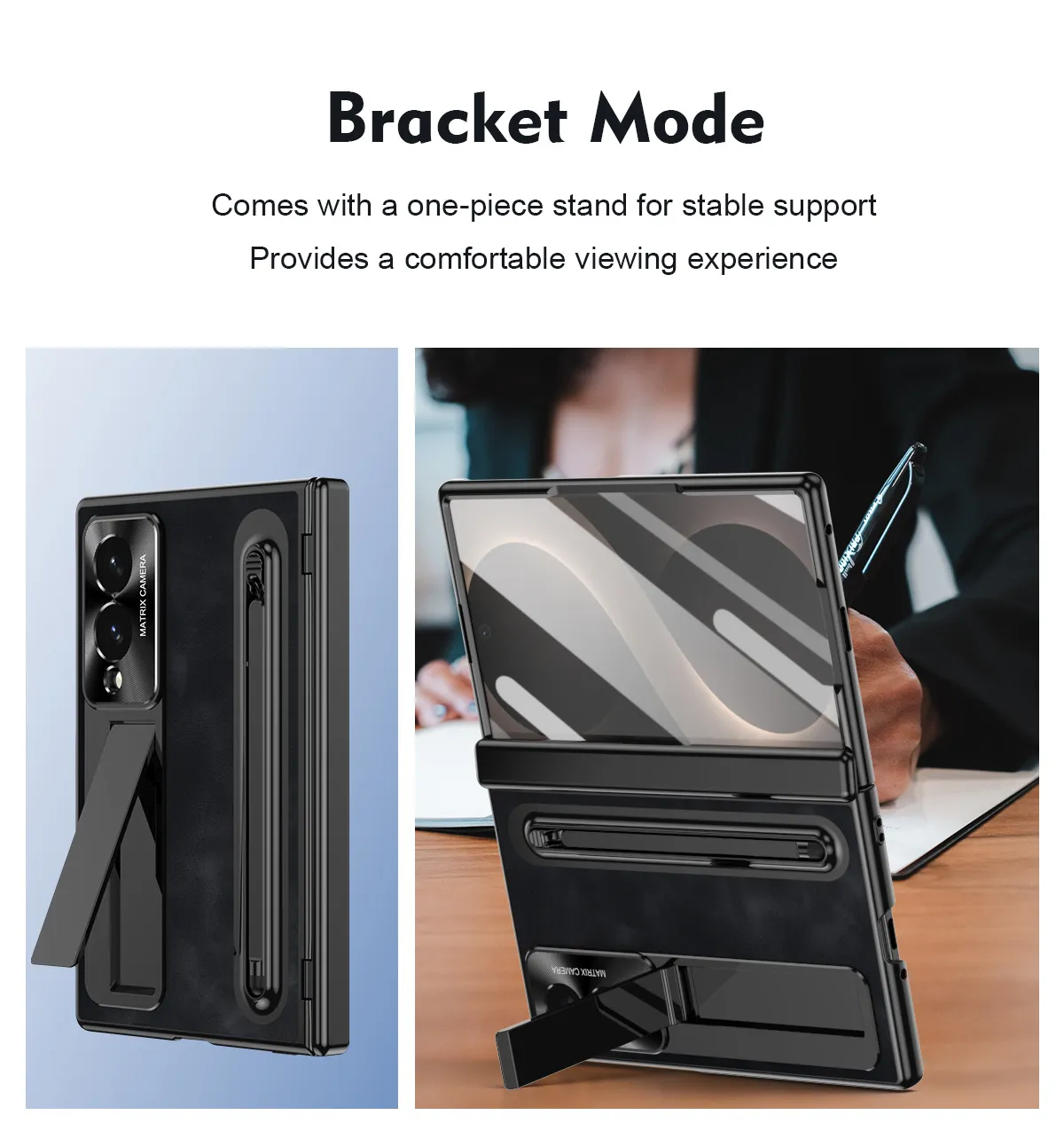 Compatible with Samsung Zfold8 Wide phone case, Zfold8 official folding pen slot case, integrated anti-drop case