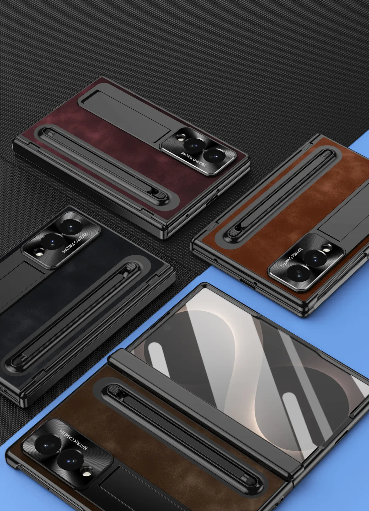 Compatible with Samsung Zfold8 Wide phone case, Zfold8 official folding pen slot case, integrated anti-drop case