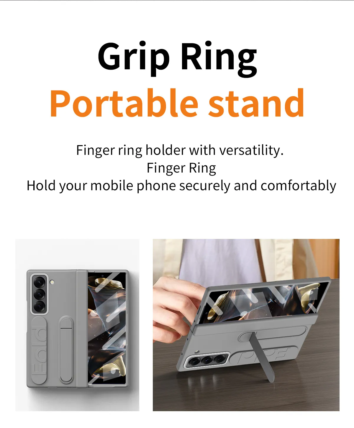 Compatible with Samsung Zfold 6SE phone case, W25 folding official wrist strap stand hinge case film integrated protective case