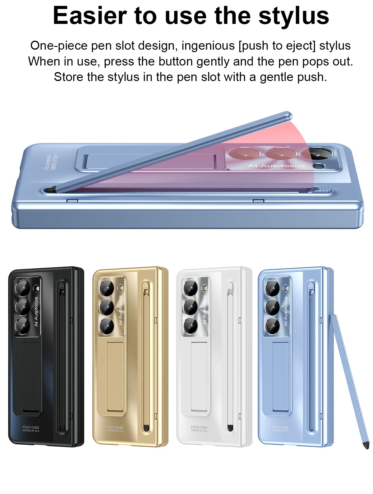 Compatible with Samsung Zfold 6 Slim phone case, Zfold SE folding W25 official pen slot case, integrated protective case