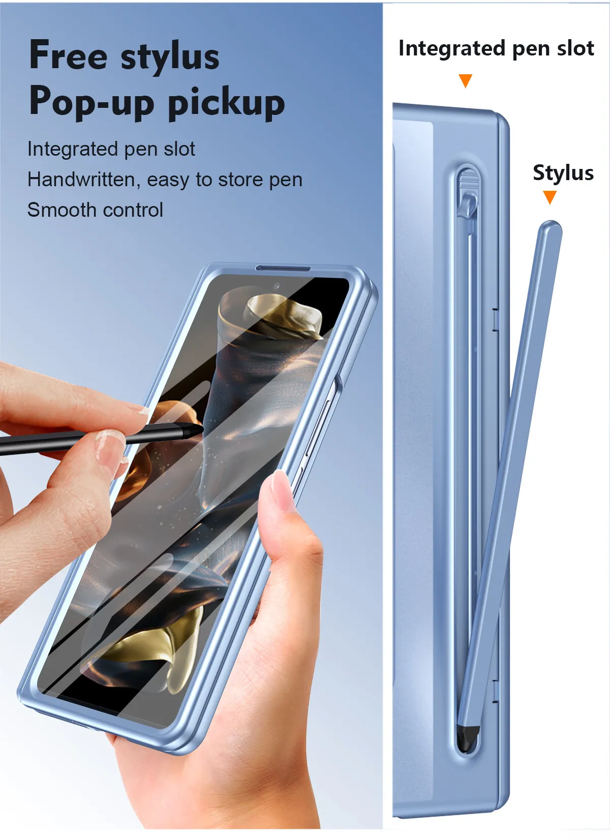 Compatible with Samsung Zfold 6 Slim phone case, Zfold SE folding W25 official pen slot case, integrated protective case