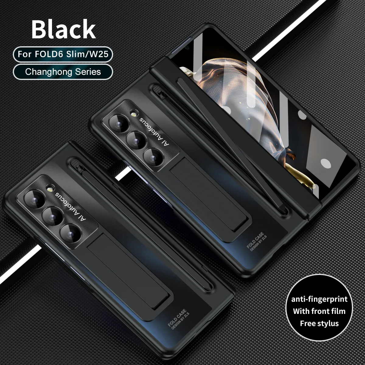 Compatible with Samsung Zfold 6 Slim phone case, Zfold SE folding W25 official pen slot case, integrated protective case
