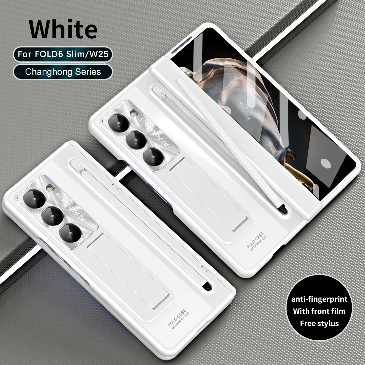 Compatible with Samsung Zfold 6 Slim phone case, Zfold SE folding W25 official pen slot case, integrated protective case