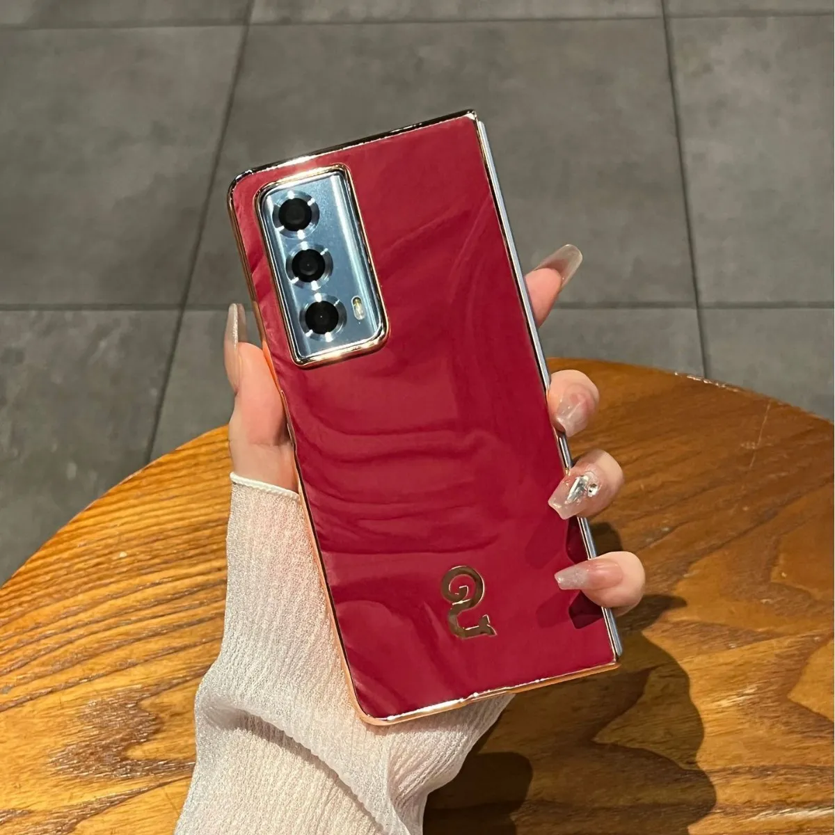 Honor MagicVS2 phone case, foldable screen case, VS2 Year of the Snake red electroplated ultra-thin anti-drop protective case, applicable to all phones.
