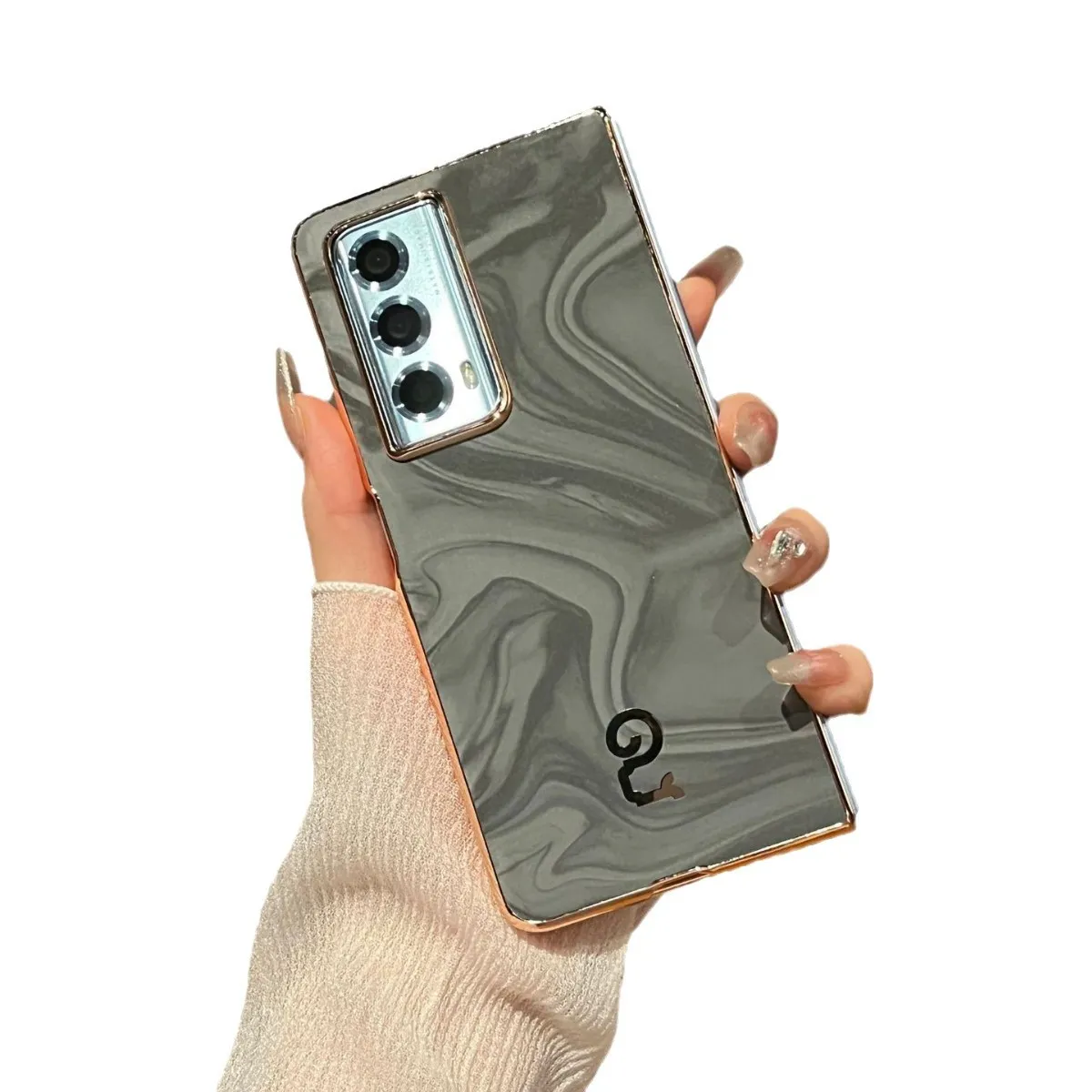 Honor MagicVS2 phone case, foldable screen case, VS2 Year of the Snake red electroplated ultra-thin anti-drop protective case, applicable to all phones.
