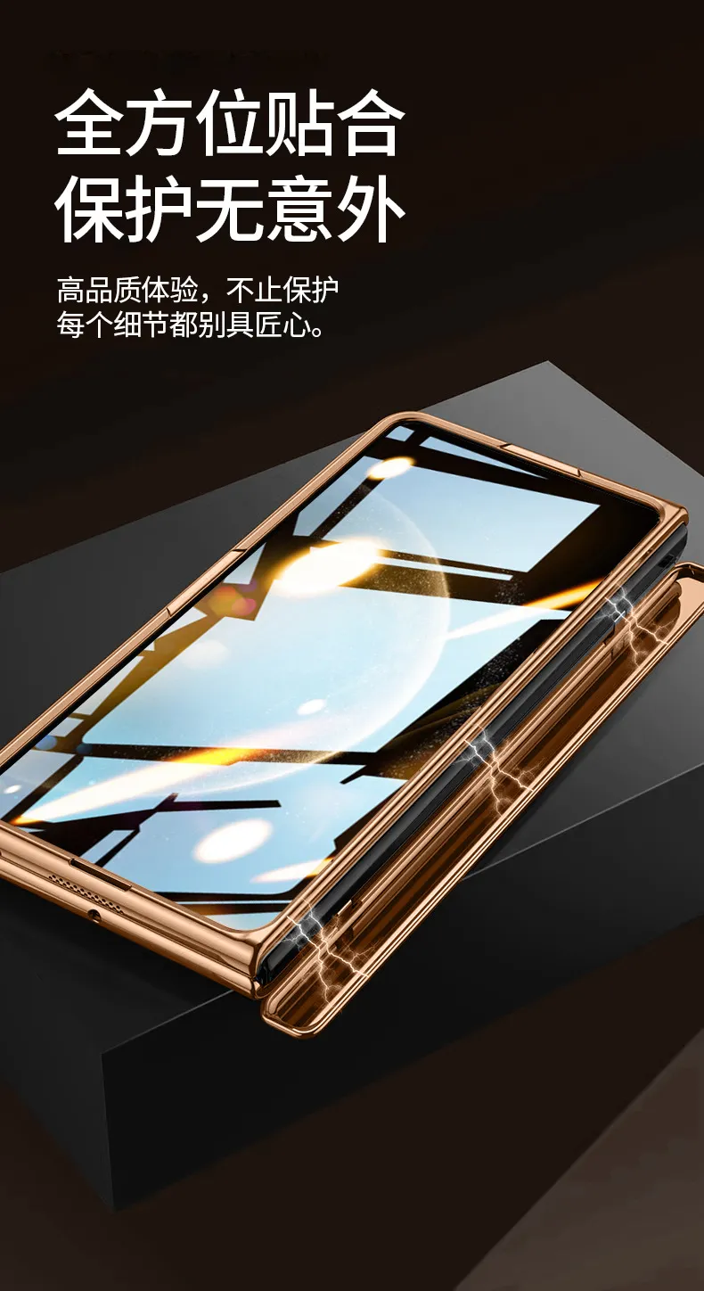 Compatible with Huawei Mate X6 phone case, instantly transforms into a professional business-style leather full-coverage drop-proof protective case.