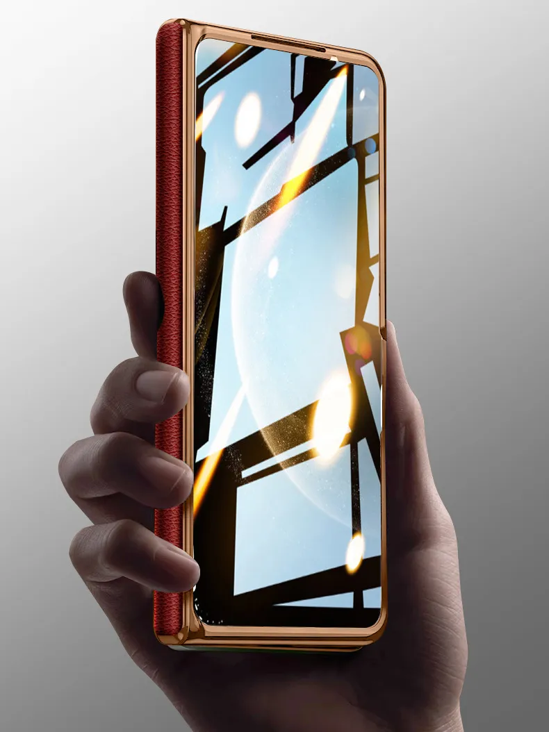 Compatible with Huawei Mate X6 phone case, instantly transforms into a professional business-style leather full-coverage drop-proof protective case.