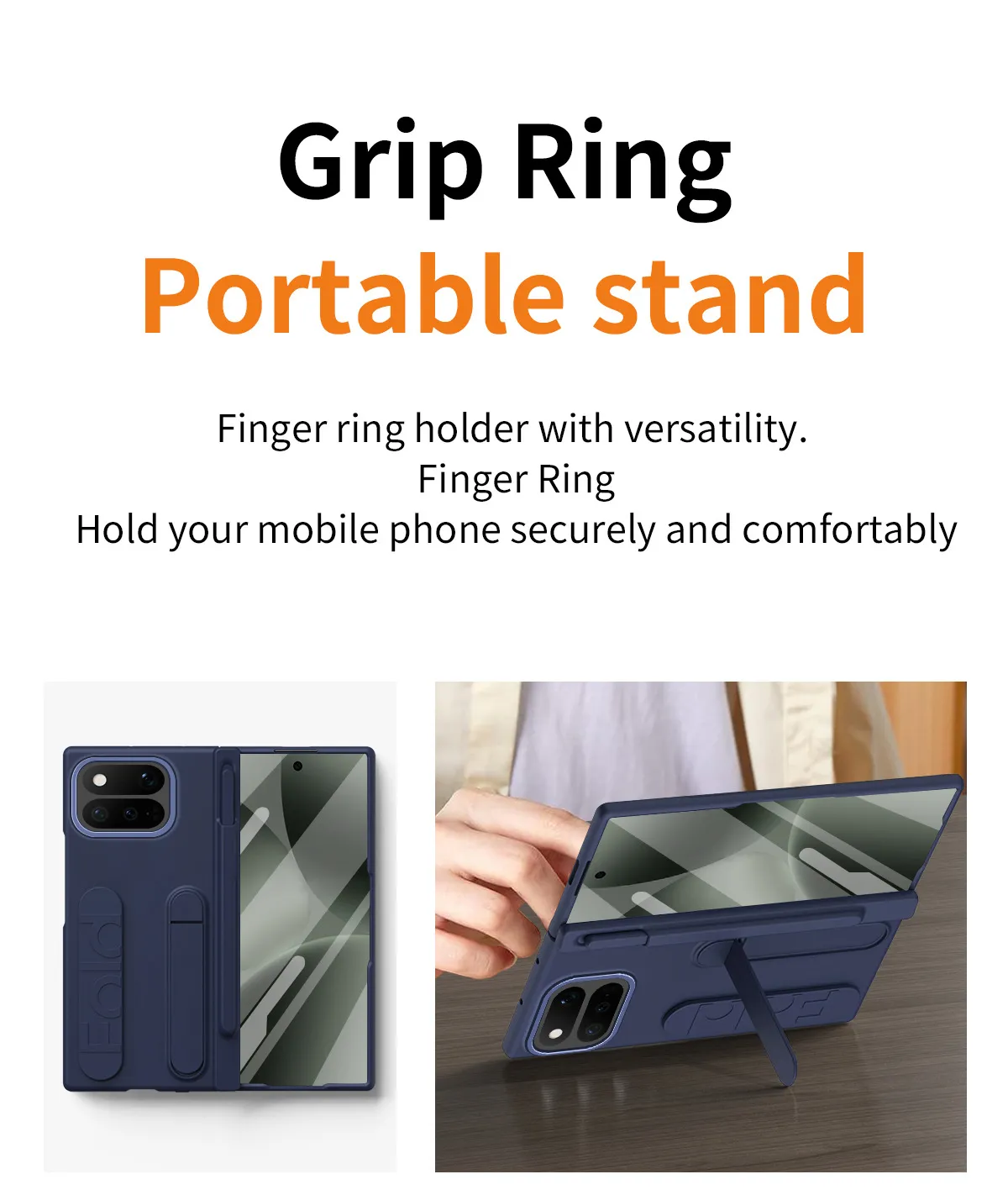 Compatible with Google Pixel 11 Pro phone case, Google Fold 9 wrist strap, pen slot, hinge, full-coverage drop protection