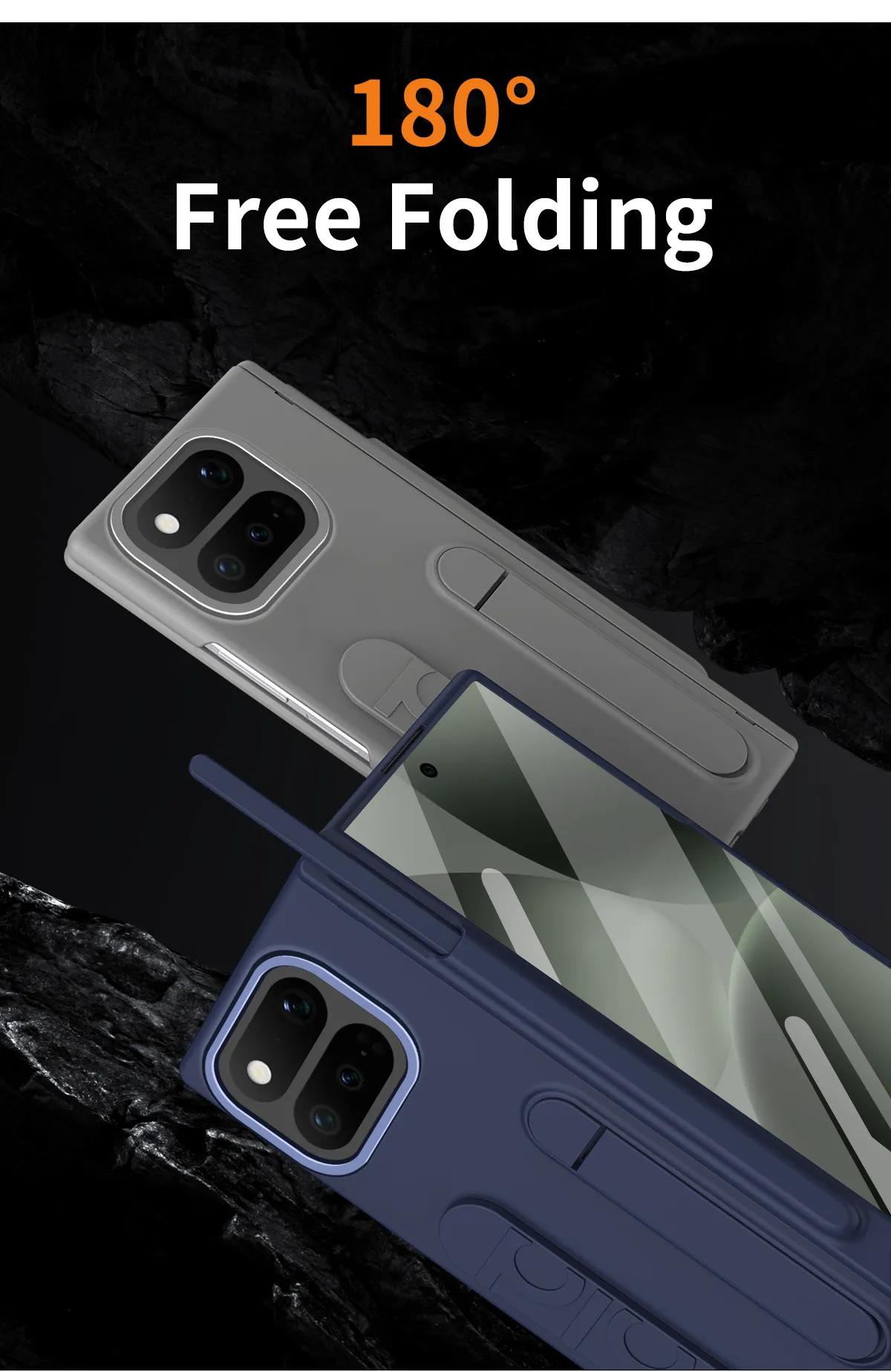 Compatible with Google Pixel 11 Pro phone case, Google Fold 9 wrist strap, pen slot, hinge, full-coverage drop protection