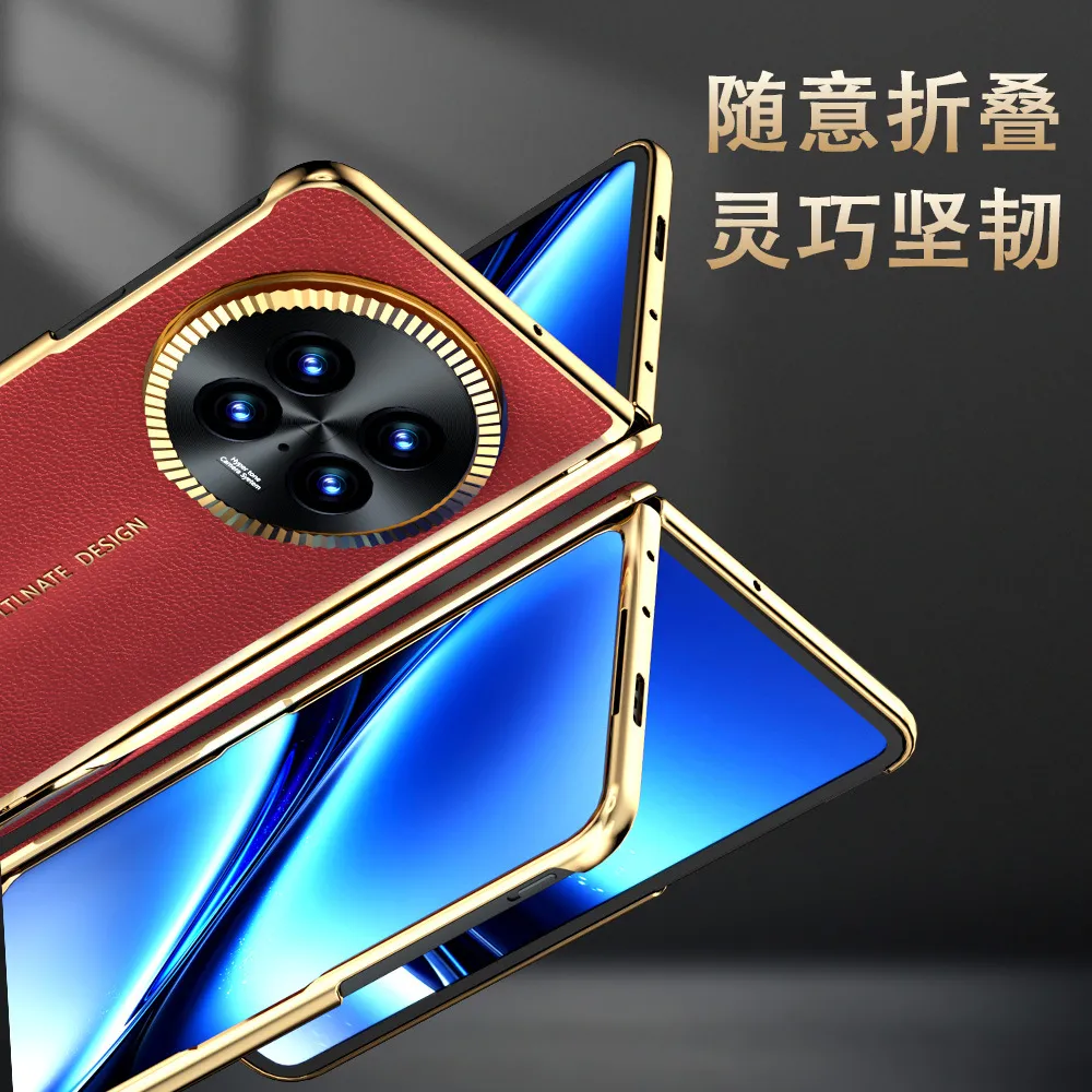 Compatible with OPPO Find N5 foldable phone case, FINDN5 metal lens hinge full-coverage drop protection case