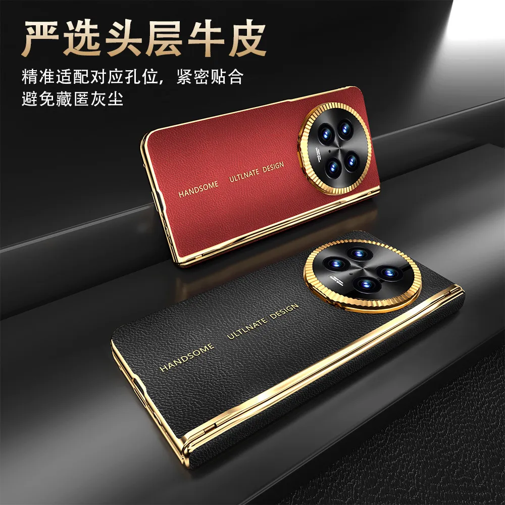 Compatible with OPPO Find N5 foldable phone case, FINDN5 metal lens hinge full-coverage drop protection case