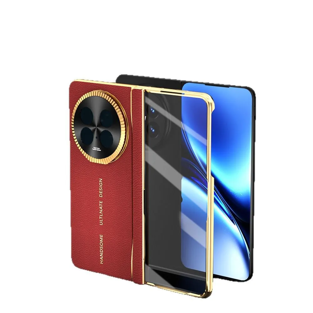 Compatible with OPPO Find N5 foldable phone case, FINDN5 metal lens hinge full-coverage drop protection case