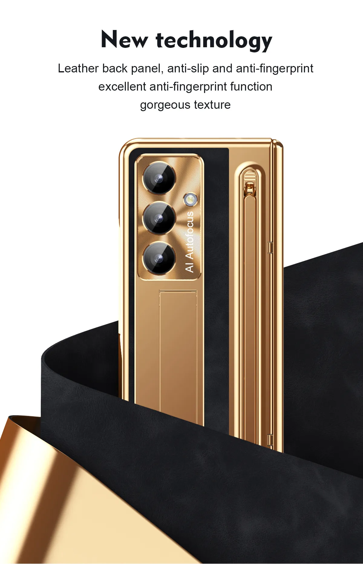 Compatible with Samsung Zfold8 Ultra phone case, FOLD8 folding official pen slot case, integrated anti-drop protective case.