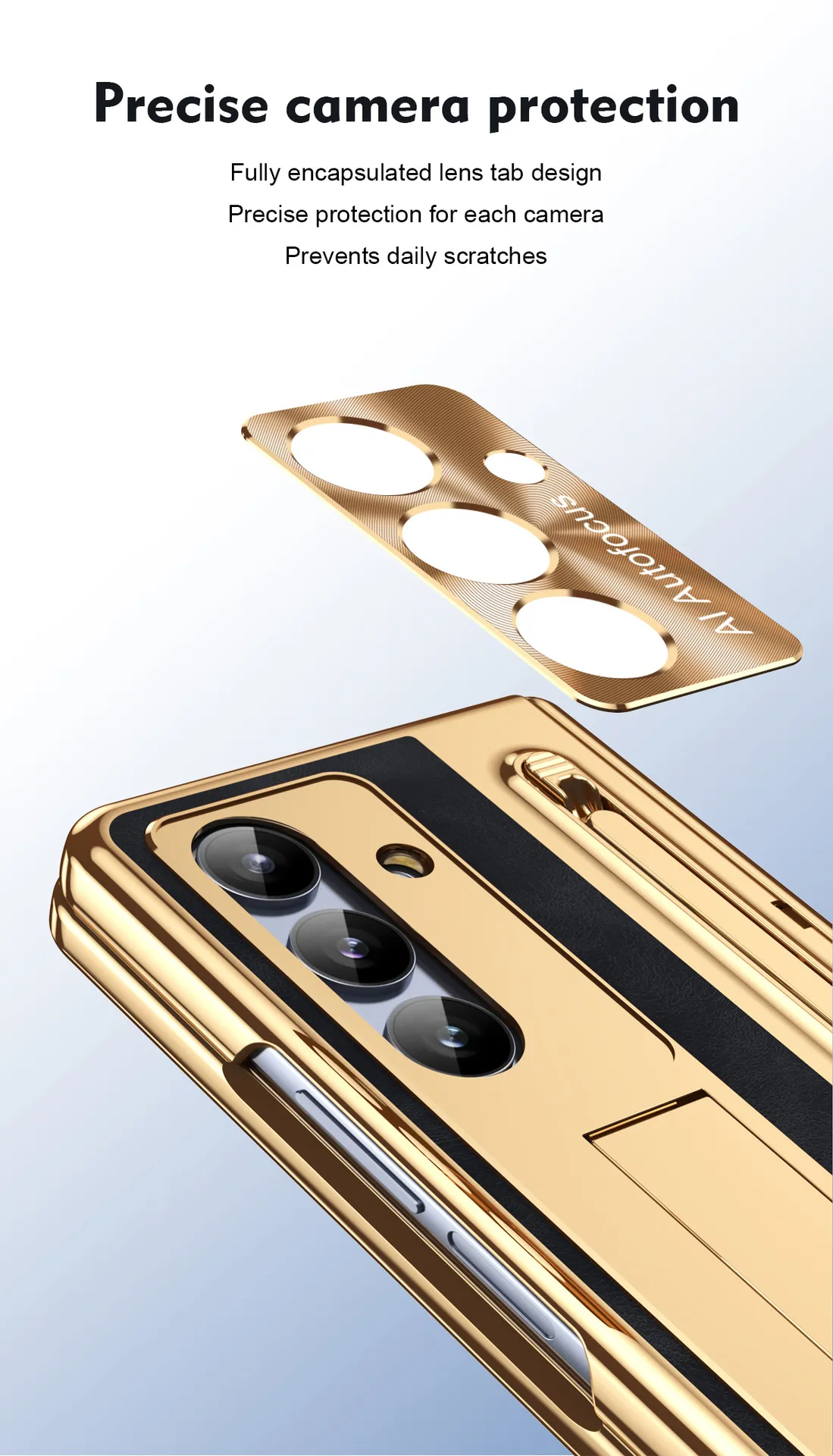 Compatible with Samsung Zfold8 Ultra phone case, FOLD8 folding official pen slot case, integrated anti-drop protective case.