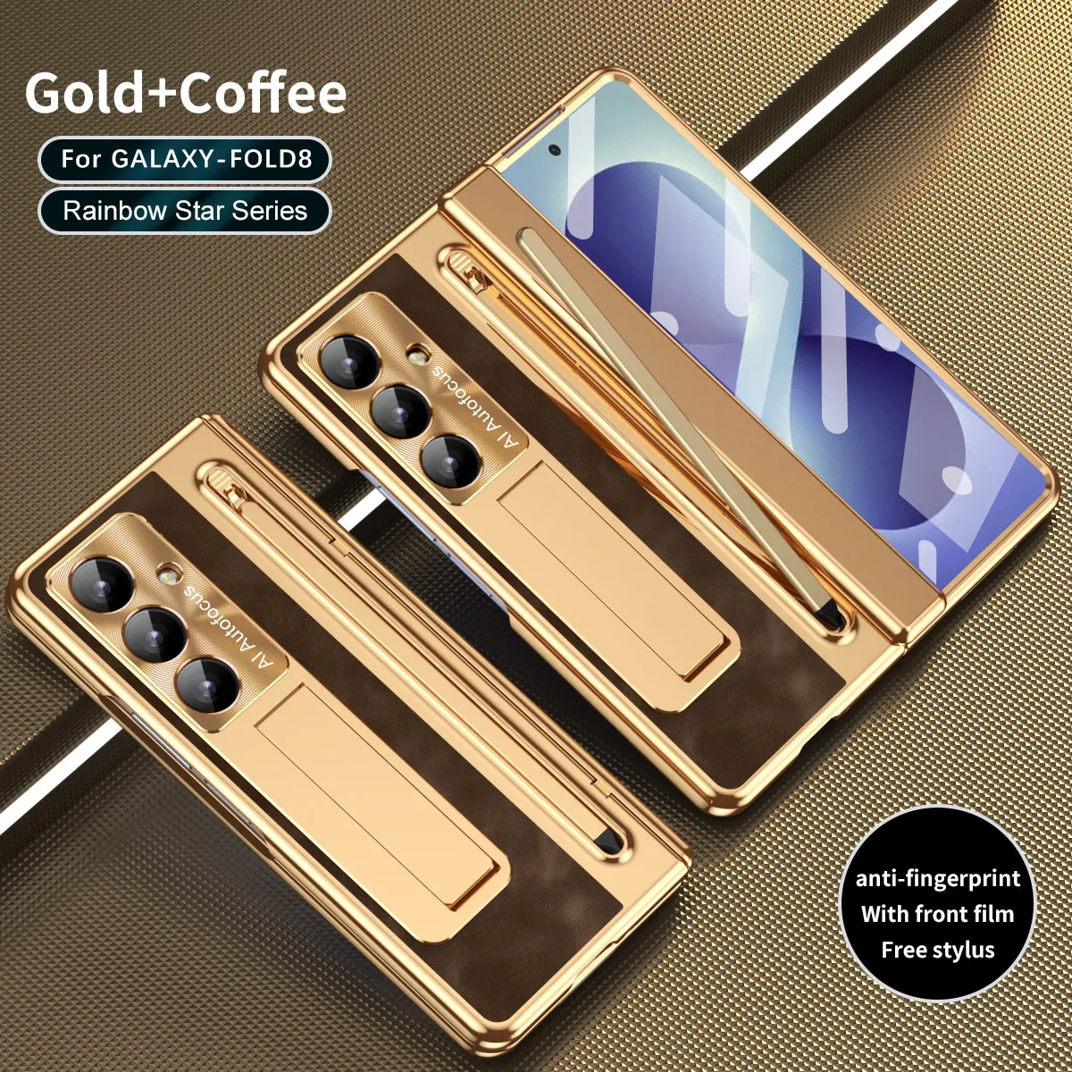 Compatible with Samsung Zfold8 Ultra phone case, FOLD8 folding official pen slot case, integrated anti-drop protective case.