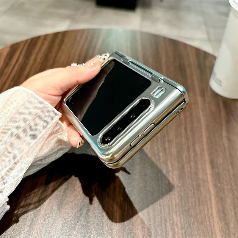 Huawei Pura X Phone Case, PURA X Foldable Screen Protector, Electroplated Minimalist Hinge, Full Coverage Drop Protection Case.