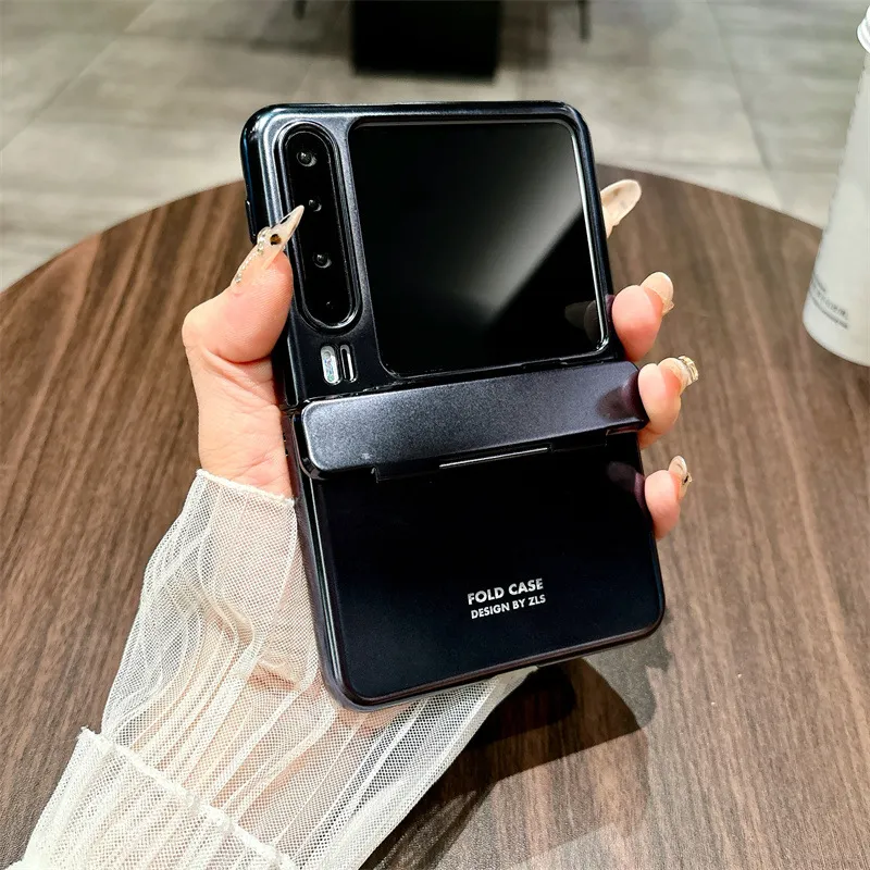 Huawei Pura X Phone Case, PURA X Foldable Screen Protector, Electroplated Minimalist Hinge, Full Coverage Drop Protection Case.