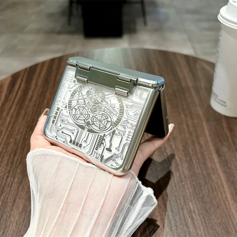 Huawei Pura X phone case, PURA X foldable screen protection, mechanical electroplated hinge, full-coverage drop-proof case.