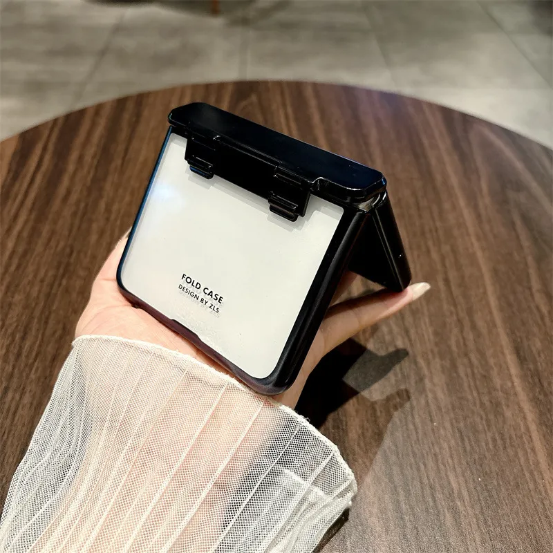 Huawei Pura X Phone Case, PURA X Foldable Screen Protector, Electroplated Transparent Hinge, Full Coverage Drop Protection Case