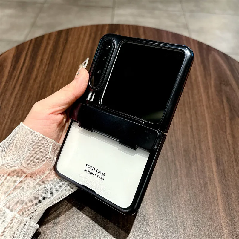 Huawei Pura X Phone Case, PURA X Foldable Screen Protector, Electroplated Transparent Hinge, Full Coverage Drop Protection Case