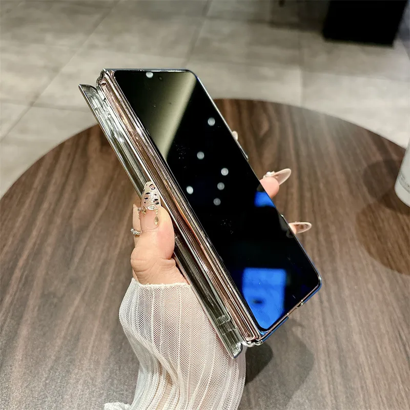 Compatible with Huawei Mate X6 phone case, MATE X6 foldable electroplated aluminum alloy ultra-thin anti-drop protective case 5G