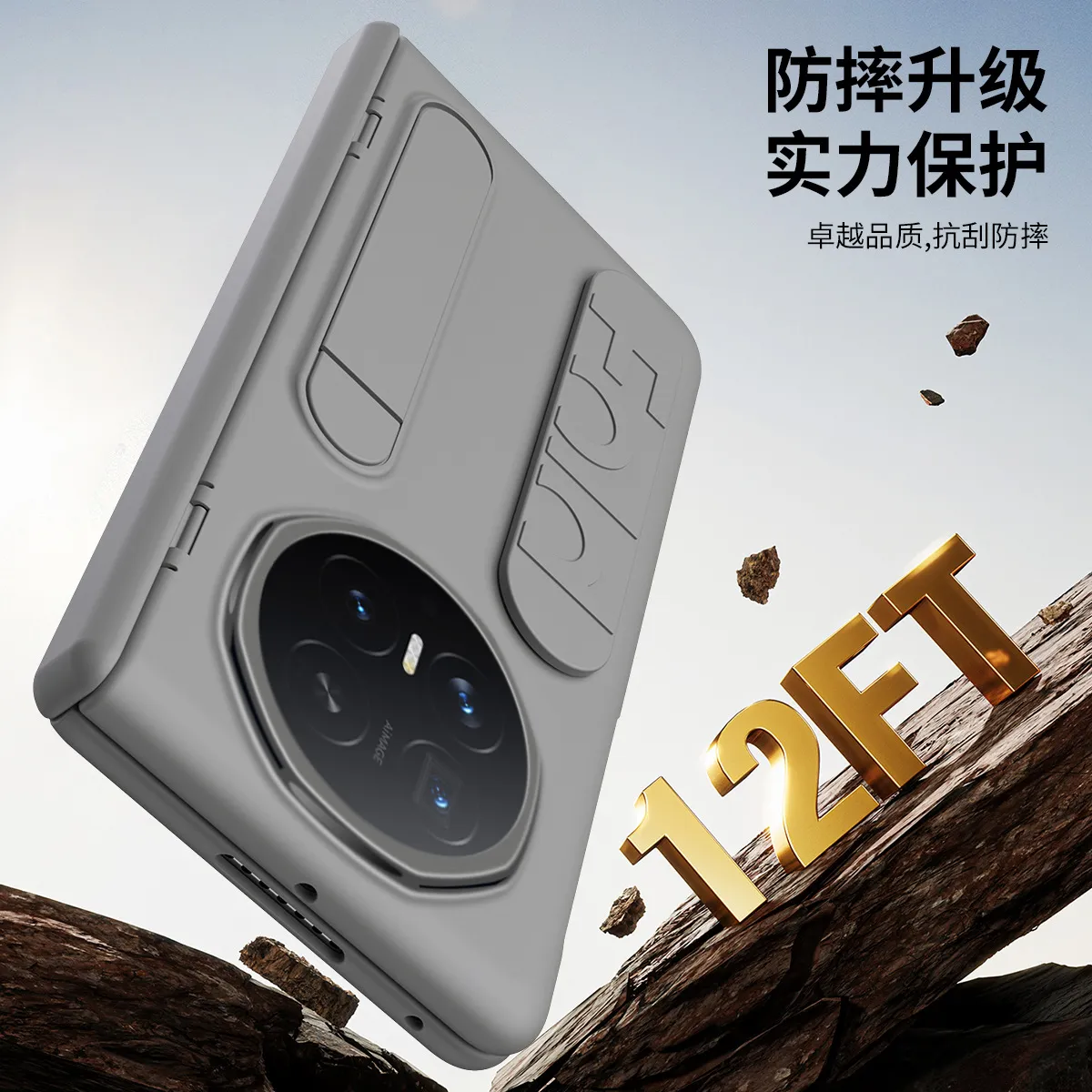 Honor MagicV6 phone case, MagicV5 wrist strap stand, hinge, full-coverage hinge, drop-proof protective leather case.