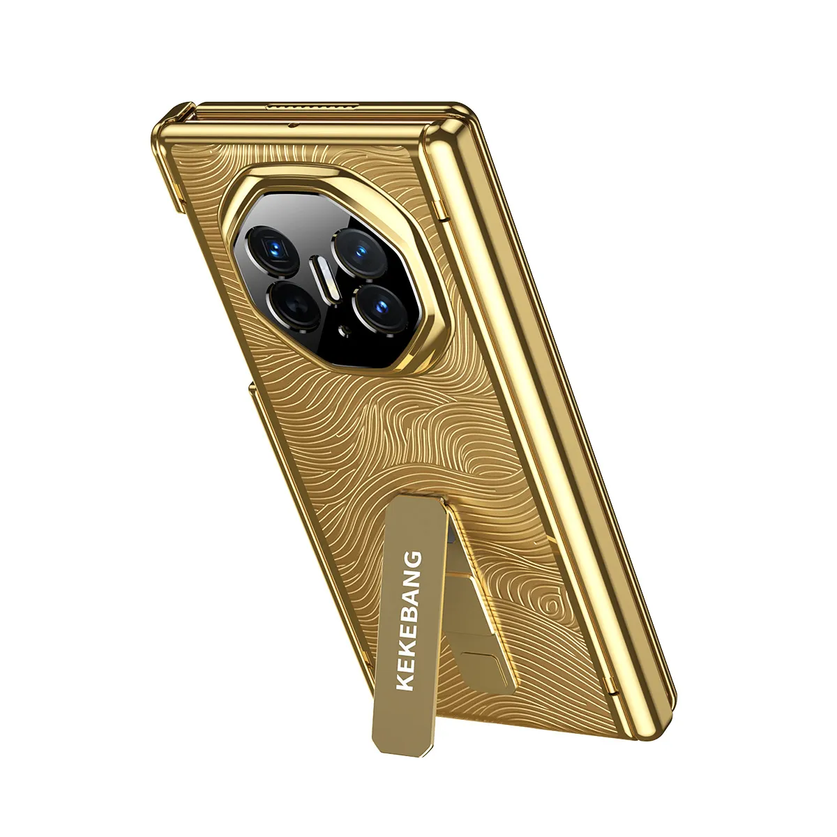 Compatible with Huawei MATEXT phone case, matext Gold Elite 14K Gold Plated Tri-fold Drop-Proof Protective Case