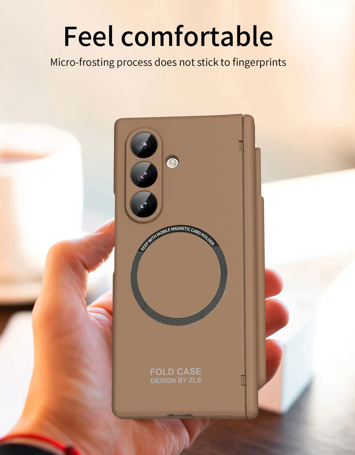 Compatible with Samsung Zfold 8 Ultra phone case, magnetic pen slot hinge, drop-proof protective case