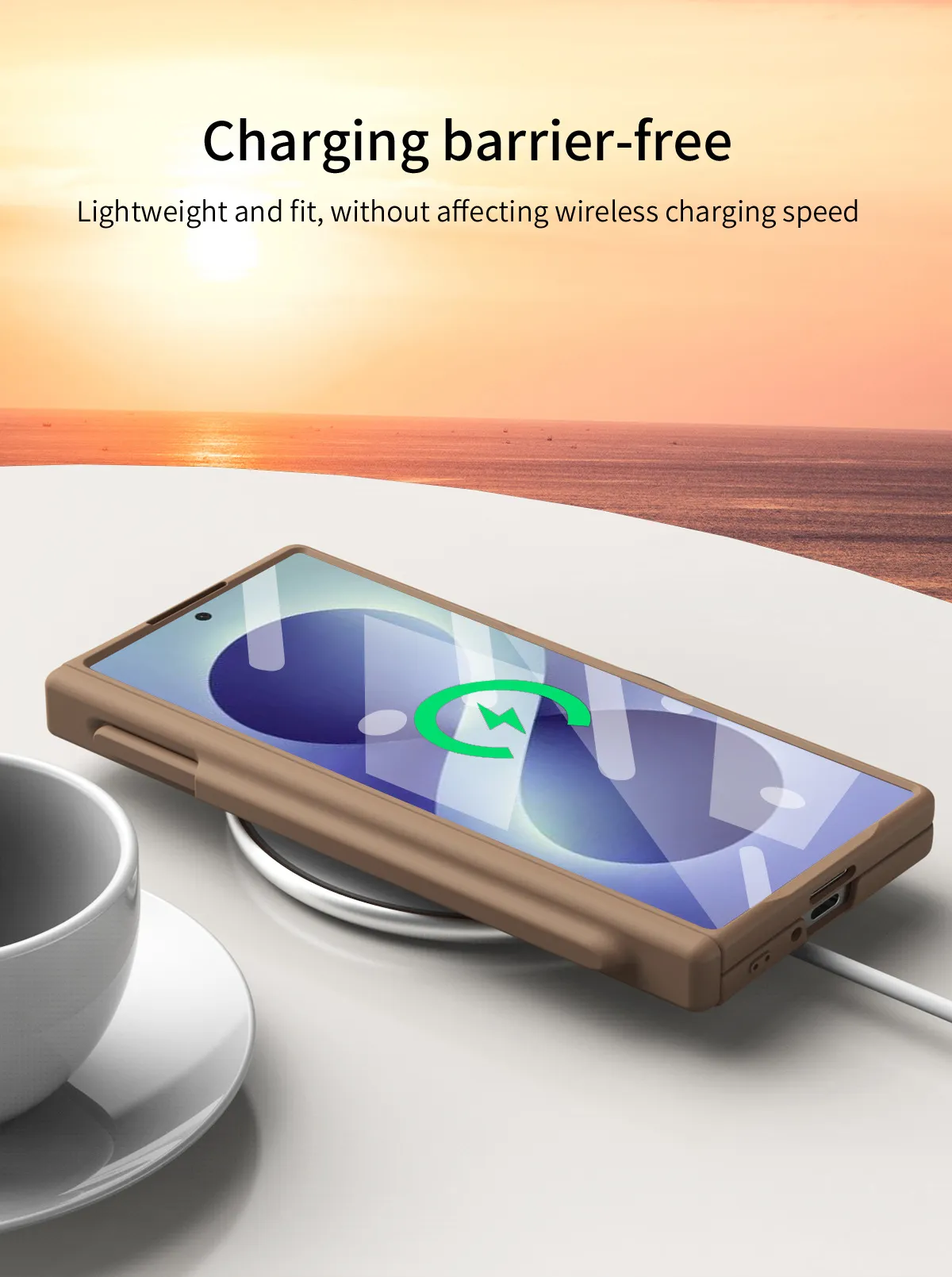 Compatible with Samsung Zfold 8 Ultra phone case, magnetic pen slot hinge, drop-proof protective case