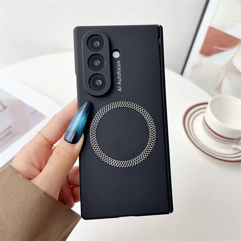 Samsung ZFold 8 Ultra Phone Case FOLD8 Solid Color Hinge Foldable Screen Magnetic Full Coverage Drop Protection Applicable