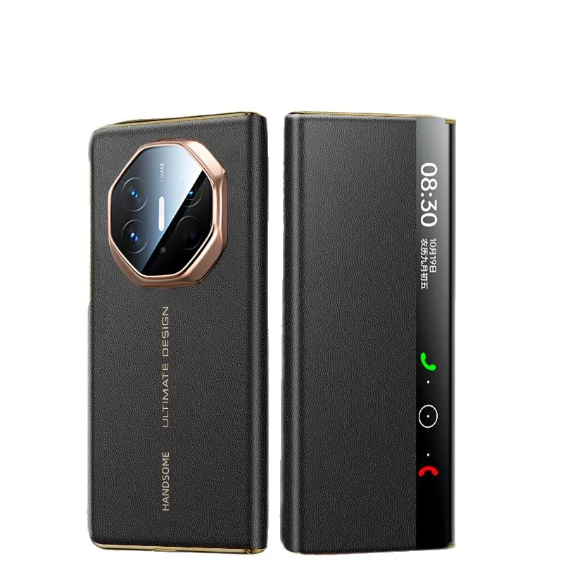 Compatible with Huawei MATEXTS phone case, Matexts smart leather case, folding screen full-coverage drop-proof protective case.