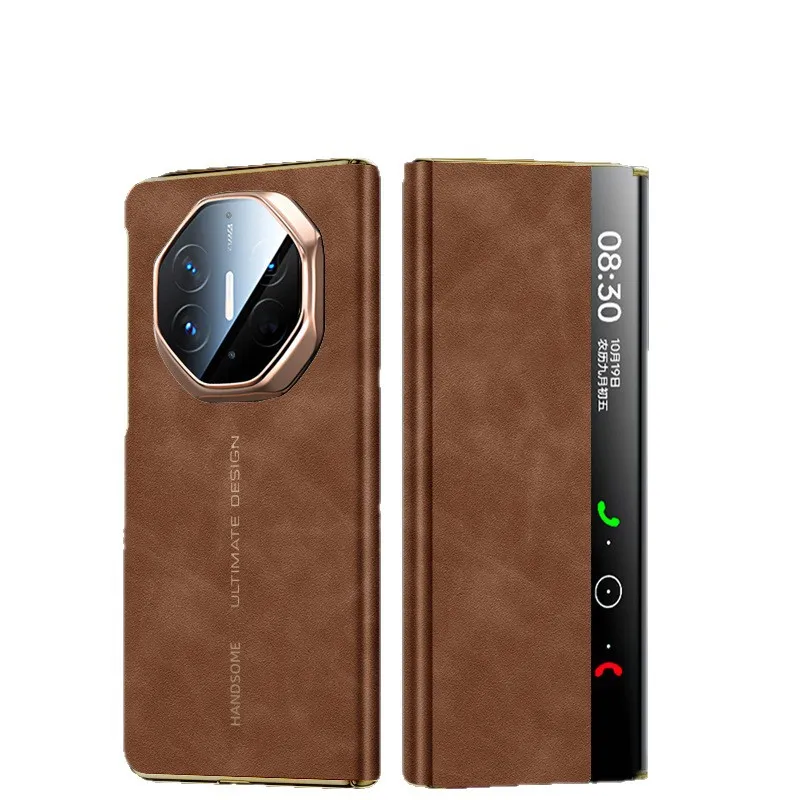 Compatible with Huawei MATEXTS phone case, foldable screen smart leather case, full-coverage drop-proof protective case.