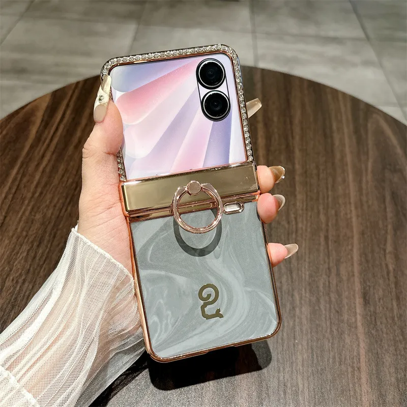 Compatible with Honor V Flip2 phone case, Vflip2 foldable screen, Diamond Year of the Snake limited edition, red hinge, drop protection.