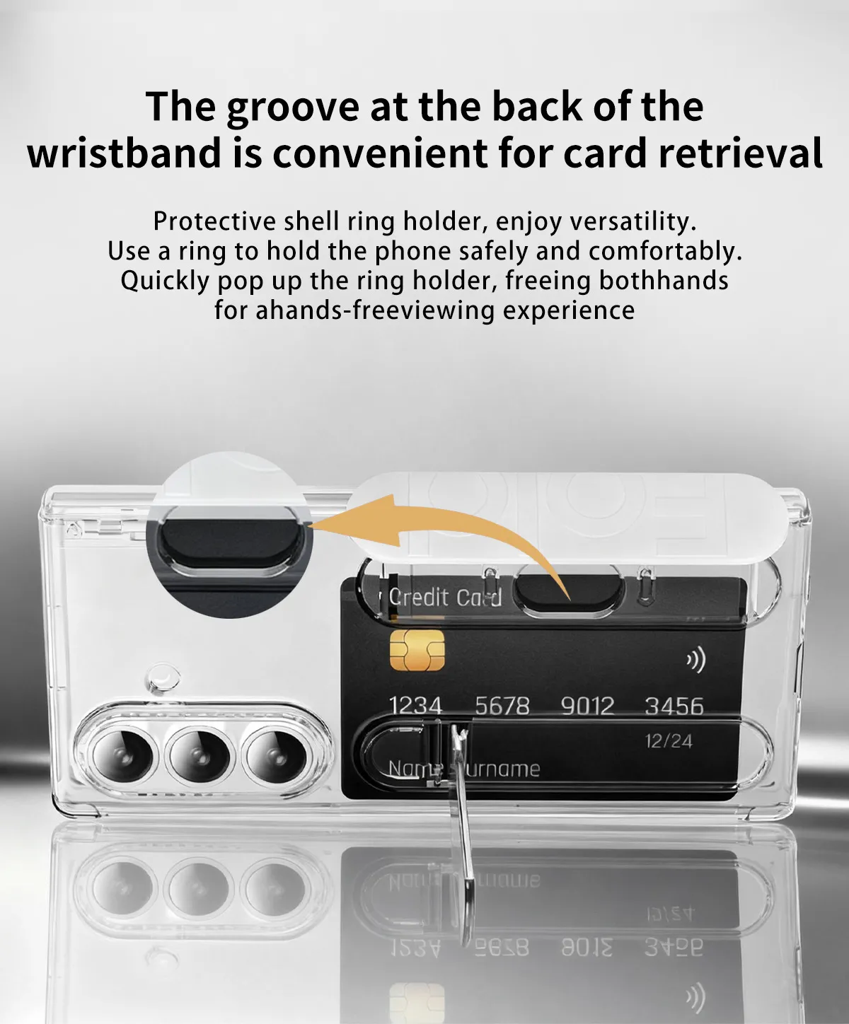 Compatible with Samsung Zfold7 phone case, FOLD6 folding official wristband, card slot, hinge case, and integrated protective film.