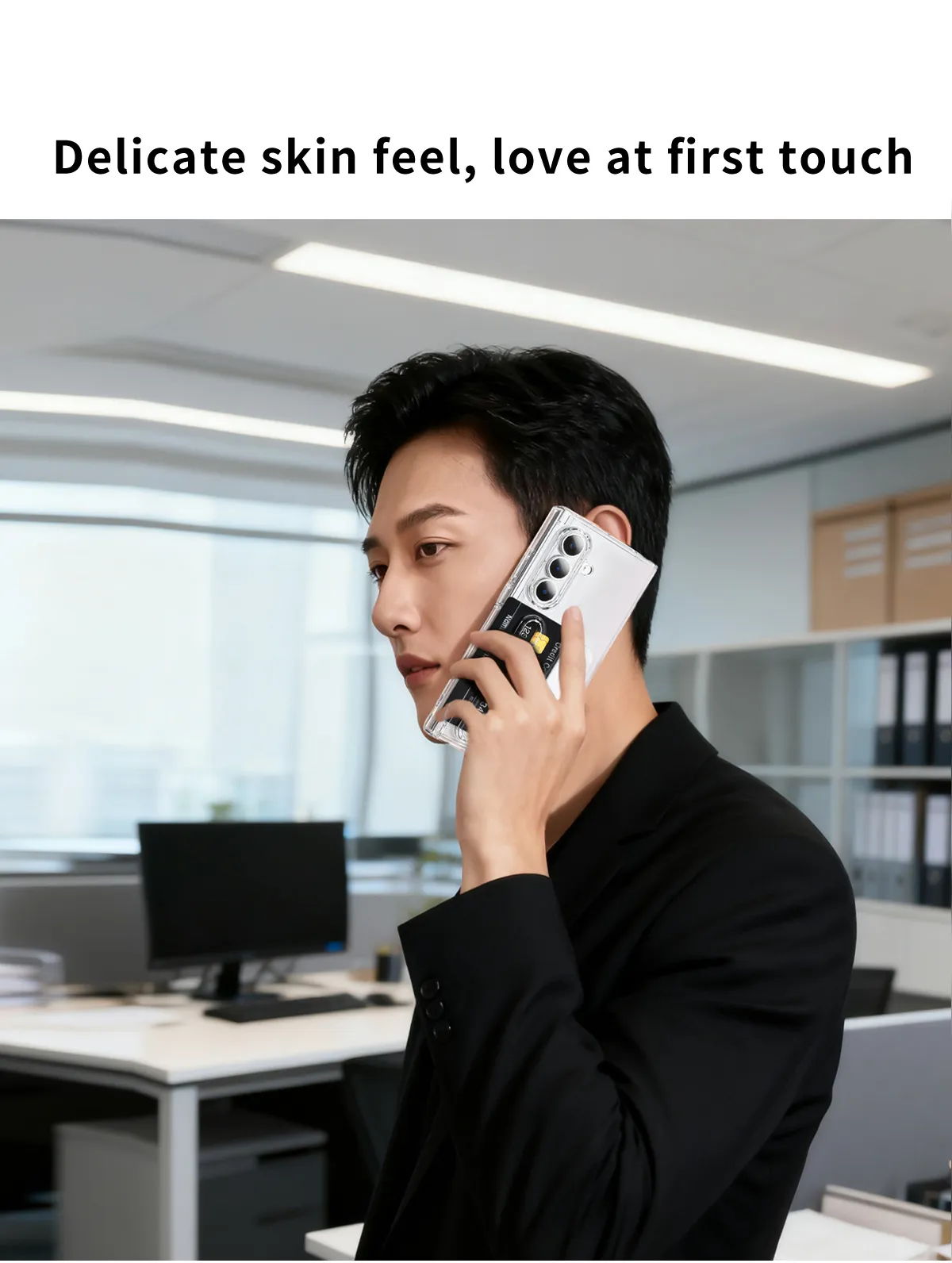 Compatible with Samsung Zfold7 phone case, FOLD6 folding official wristband, card slot, hinge case, and integrated protective film.