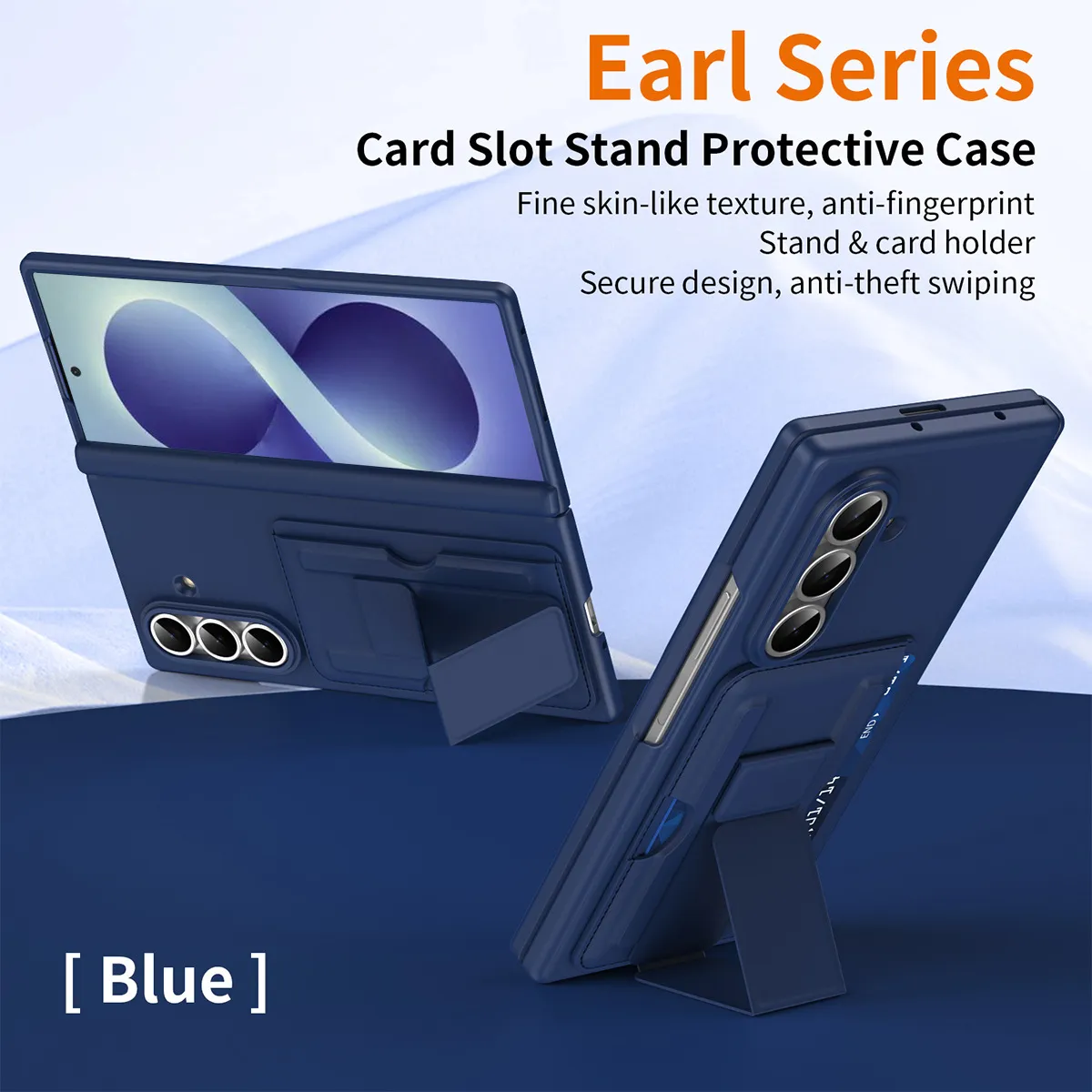Compatible with Samsung Zfold8 Ultra phone case, foldable screen, SIM card holder, all-in-one protective case.